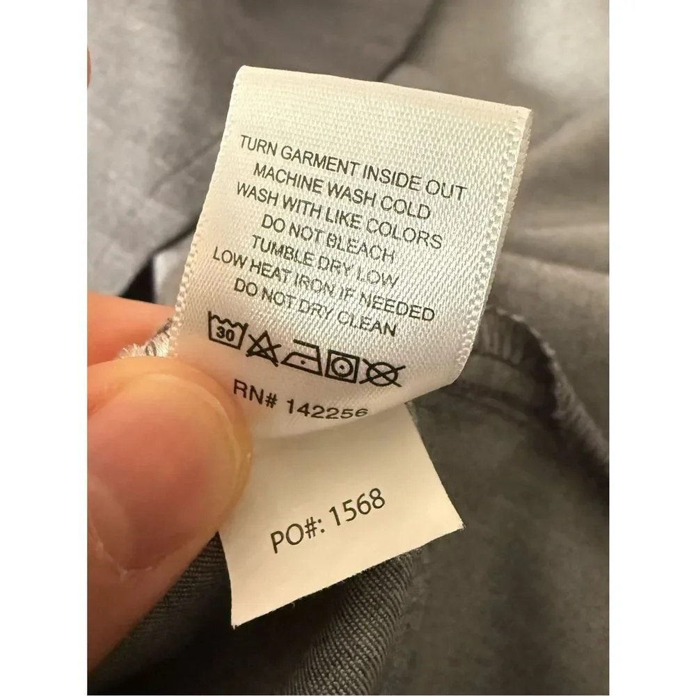 Figs Scrubs Top Catarina One-Pocket Womens Sz M Graphite Medical Nurse PO1568